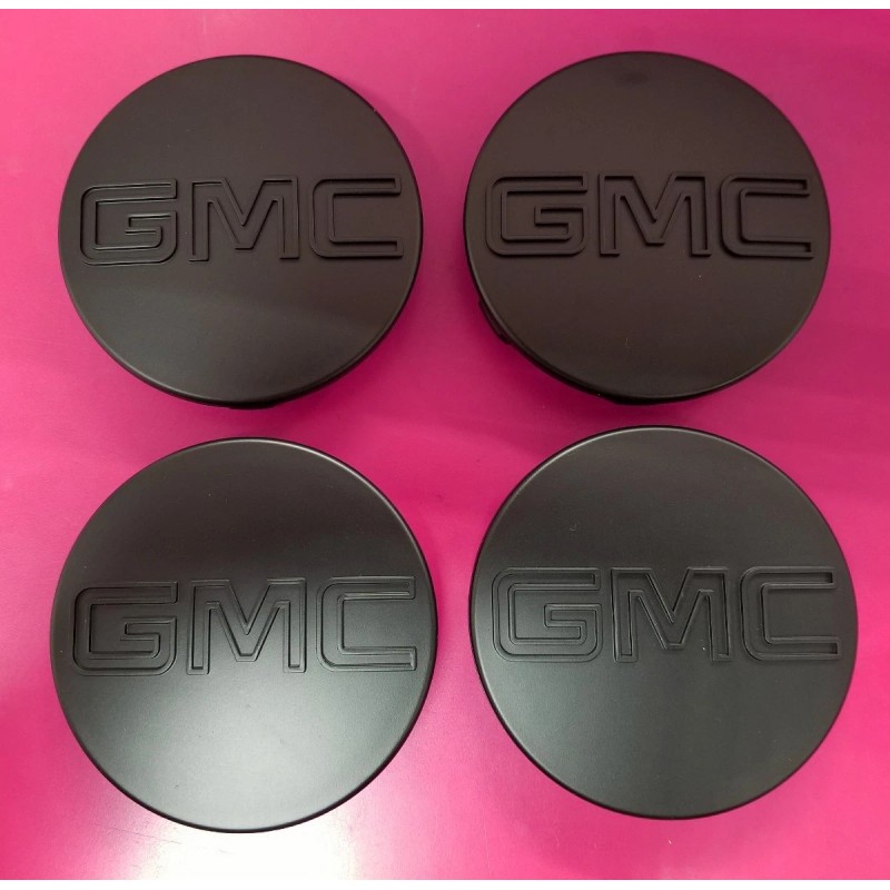 REPLACEMENT GMC BLACK CENTER CAP Yukon Denali Sierra 3.25" 83mm