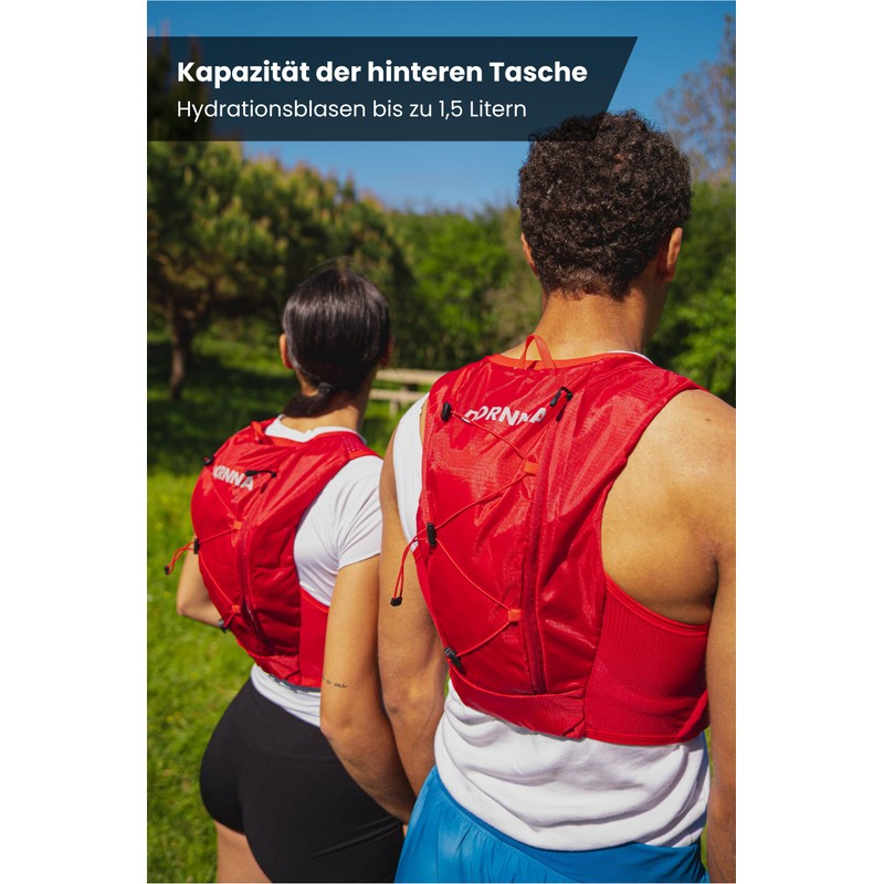 Chaleco Trail Running (Red, XS-S)