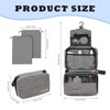 Aucuu Hanging Toiletry Bag, Wash Bag Cosmetic Bags, Foldable Travel