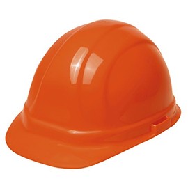 ERB 19135 Omega II Cap Style Hard Hat with Slide Lock, Flourescent Orange