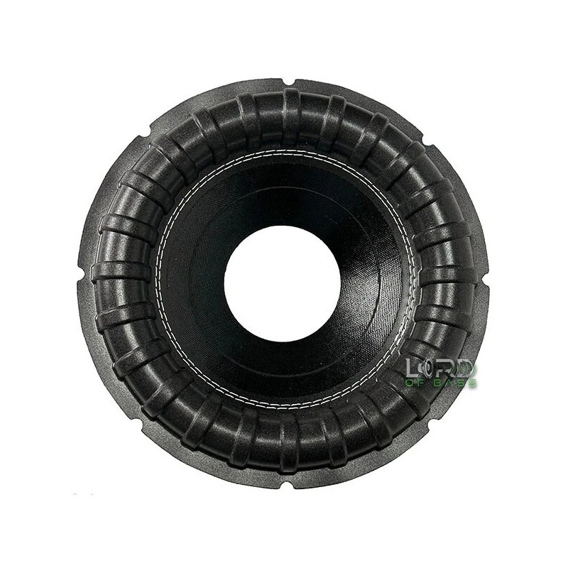 Universal 10" Subwoofer Cone With Ribbed Surround Speaker Parts Repair