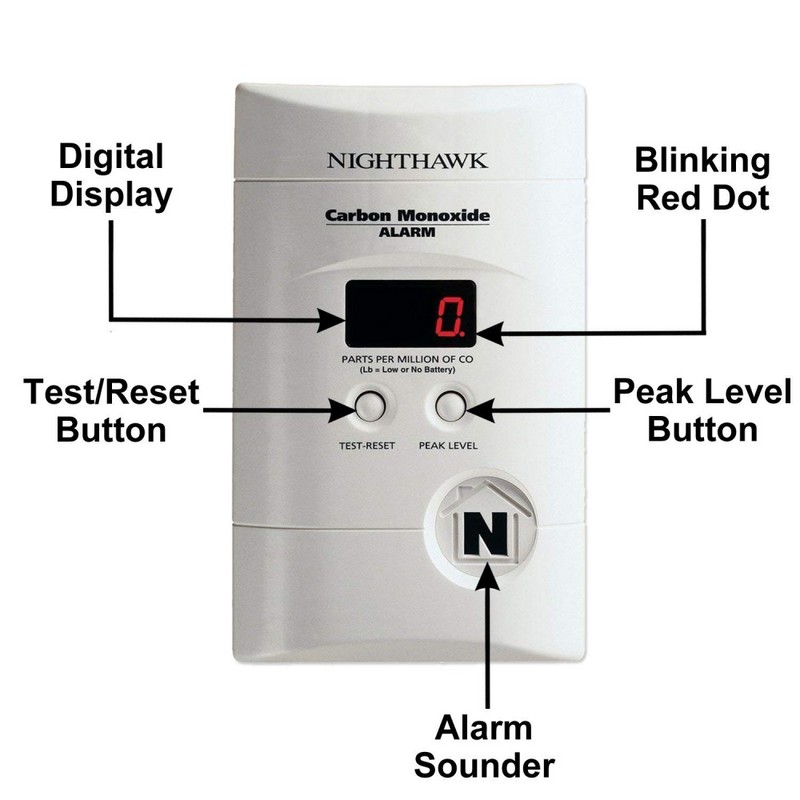Kidde Nighthawk AC Plug-in Operated Carbon Monoxide Alarm with Digital