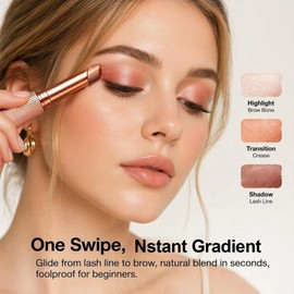 3 Color Eyeshadow Stick, Cream Set of 4, Lightweight Natural Finish