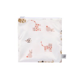 LÄSSIG Reusable Storage Bag Snack Bag 2 Pieces/Snack Bag Little Mateys Sicy Orange