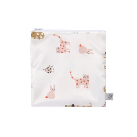 LÄSSIG Reusable Storage Bag Snack Bag 2 Pieces/Snack Bag Little Mateys Sicy Orange