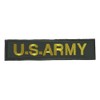 Velcro Patch Military Tag U.S. ARMY (1 Green Yellow)