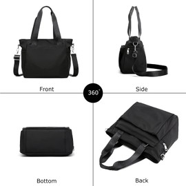 LassZone Roomy Fashion Womens Tote Bag Ladies Purse Satchel Shoulder Bags Hobo Handbags Nylon Crossbody Bag for Women