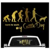 siviwonder Australian Cattle Dog ACD Evolution Car Sticker Film Metallic