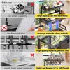 ilvvan Over Sink Dish Drying Rack (Expandable Height/Length) Snap-On Design