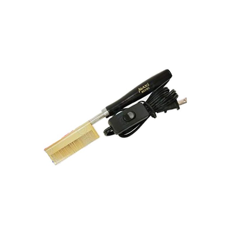 Stove Heating Comb Hair Straightening Hot Comb Curling Iron Heated