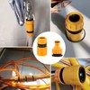 QZKJQDD 4Pcs Garden Hose Connectors with Hose End Quick Connector