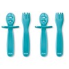 NUK Pretensil Dipper Spoons and Forks, 4 Pack, 6+ Months