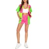 Yisfri Women Retro 80's 90's 2 Piece Track Suit Theme