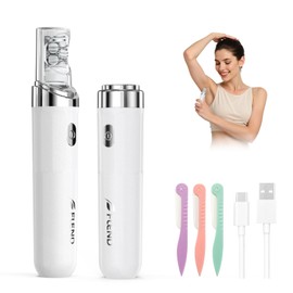 Epilator for Women, 2-in-1 Facial Hair Removal Epilator, Painless Designed Hair Remover with Built-in LED Light for Precision, Smooth Glide Hair Remover for Women Face Lips Chin Peach Fuzz