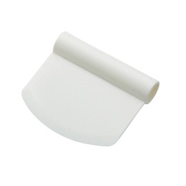 Tiger Crown Spatera Skepper, White, 4.5 x 1.1 x 4.1 inches (115 x 27 x 104 mm), Round Scraper, Polypropylene, Fabric, Mix, Combine, Cut, 439