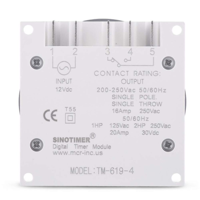 TM619 Timer Switch Digital LCD Power Timer Switch Weekly Programmable
