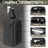 QT&QY Tactical Toiletry Bag For Men Hygiene Bag EDC Military
