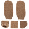 Gatuida Deep Exfoliating Bath Gloves 2 Pack Exfoliating Gloves for