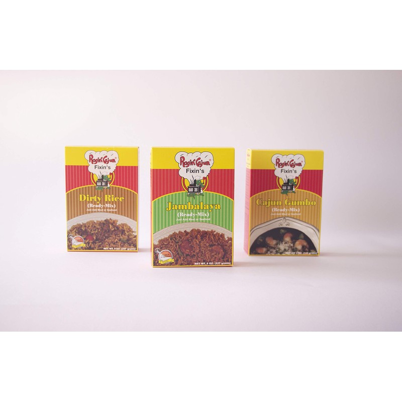 3 Box Ragin' Cajun Party Pack: Jambalaya Ready Mix, Dirty