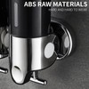 No-Drill 3 Pack 500ml Wall Mounted Soap Dispenser for Bathroom