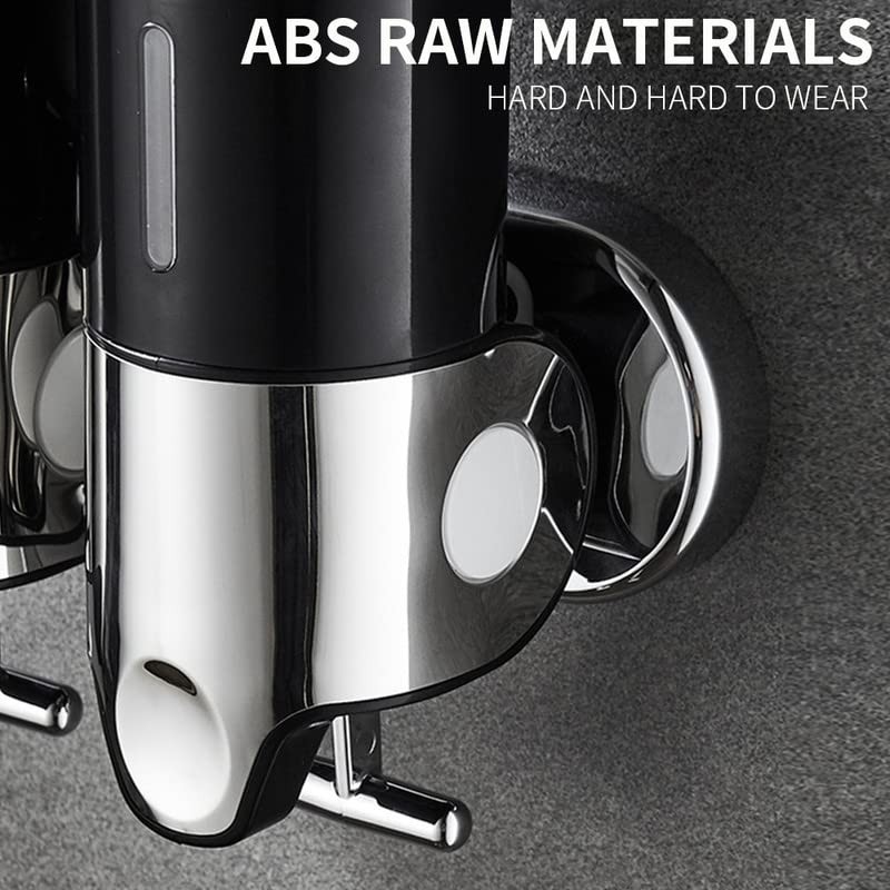 No-Drill 3 Pack 500ml Wall Mounted Soap Dispenser for Bathroom