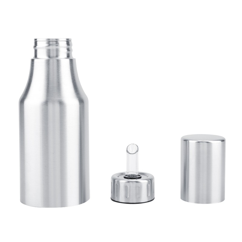 Stainless Steel Olive Oil Bottle Leakproof Vinegar Dispenser Kitchen Spice