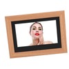 Digital Picture Frame Wooden 7 Inch IPS HD Multifunctional Smart