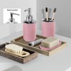 CERBIOR Bathroom Accessories Set 6 Piece Bath Ensemble Includes Soap