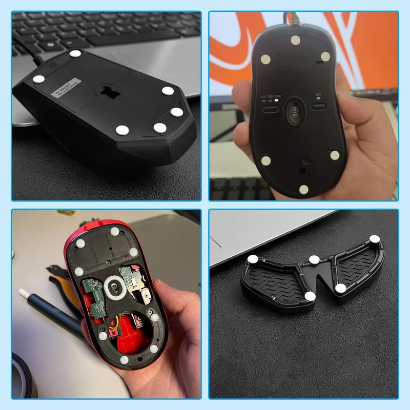 RICISUNG ICE Universal Mouse Sole 0.2 inch (7 mm) Round