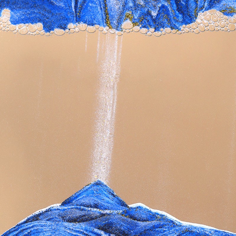 Moving Sand Painting Stress Relief Desk Art Decoration Quicksand Picture