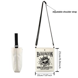 JTOUK Dark Romance Barrington University Inspired Tote Bag House of Lords Gift Haunting Adeline Gift (Barrington CB EU)