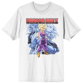 Dragon Ball Z Gohan Super Saiyan Group Pose Men's White T-shirt-3XL