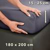 Studio Basic Fitted Sheet 180 x 200 cm, 100% Combed