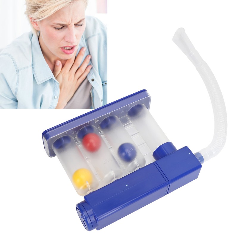 Deep Breathing Exerciser Washable Detachable Increase Lung Capacity Lung Breath