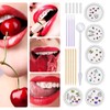 Teeth Gems Jewelry | Stylish Teeth Crystal Set,Creative Tooth Gems