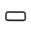 Wuuycoky 2" Inner Length Black Rectangle Rings Loop Ring No