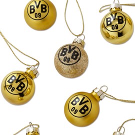 Borussia Dortmund BVB 09 Christmas Tree Baubles Set of 9
