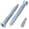 SKIR'CO (Pack of 10) Concrete Screws Zinc Plated 7.5 x