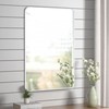 DUQIMO 20x30 Inch White Framed Bathroom Mirror for Bathroom, Rectangle