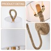MhyTogn Natural Rattan Wall Sconce Set of 2, with Boho