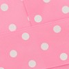 3/8" Grosgrain Ribbon White Dots 143 Bubblegum Pink 25yd