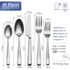 40 Piece Silverware Set Service for 8, EIUBUIE Premium Stainless