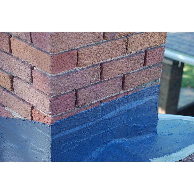 ChimneyRx 300054 Brushable Chimney Flashing Repair Sealant – Black Elastomeric