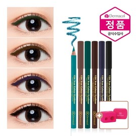 Dermacol 12H True Color Eyeliner + Special Sharpener / 더마콜 12H 트루 컬러 아이라이너 + 전용샤프너
