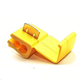 REDGOOSE 100PCS Solderless Quick Splice Wire Connectors, 12-10 AWG Lock Snap Electrical Wire Connector(Yellow)