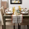 DII Thanksgiving Autumn Collection, Table Runner, 14x72, Cozy Picnic Plaid