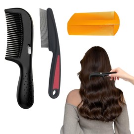 atnayo 3 Pcs Dandruff Comb, Energy Massage Comb, Removes Dandruff and Dirt for Women and Men, Lice Comb Multifunctional Hairbrush, Clean up Oily Hair