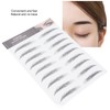 6D Eyebrow Tattoo Sticker, Eyebrow Shaping Stencils, Semi-Permanent, Hair-Like, Waterproof