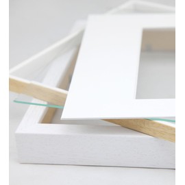 KM Foto S223 3D Object Frame Wooden Picture Frame Shirt Shirt Shirt Frame Collage Wall Decoration Poster Colour: Natural Format: 20 x 30 cm