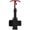 Steinbach Fittinge Gate Valve, Black, Diameter: 38 MM x 1